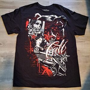 Fifth Sun T Shirt Men's Large Graphic Lady Star Short Sleeve